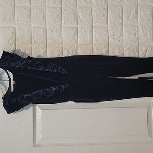 Cat & Jack Navy Blue Velvet Jumper For Toddler In 2T